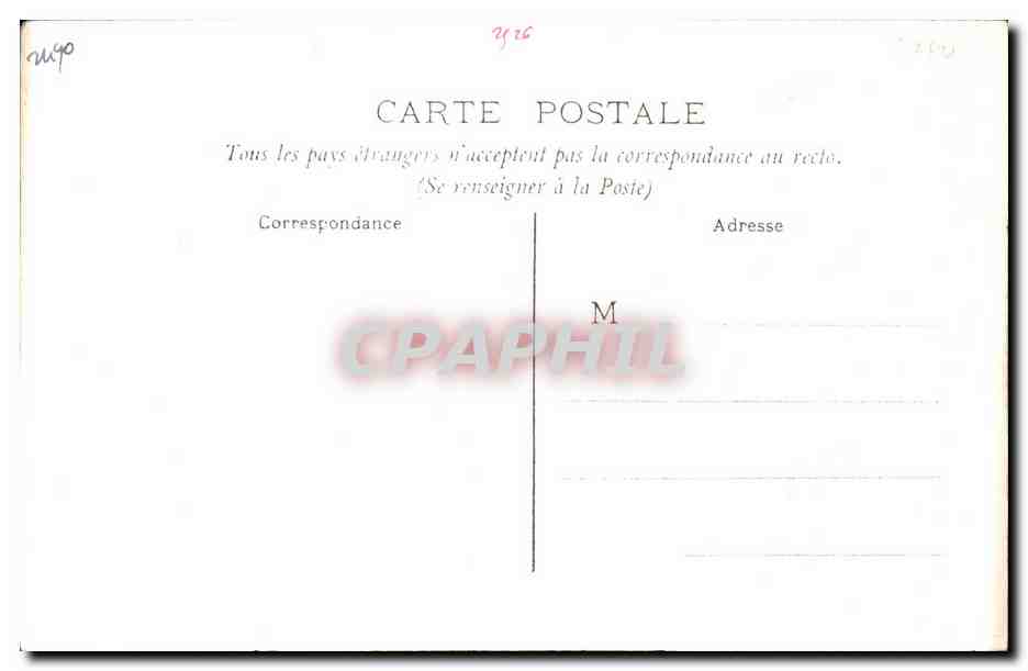Pont sur Yonne CPA L'eglise 12eme — Back