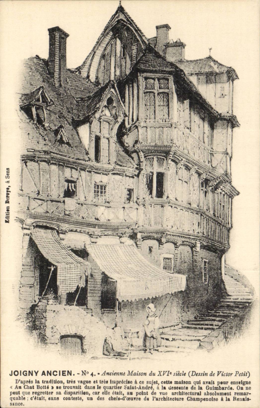 Joigny l'ancien CPA Ancienne maison du 16eme