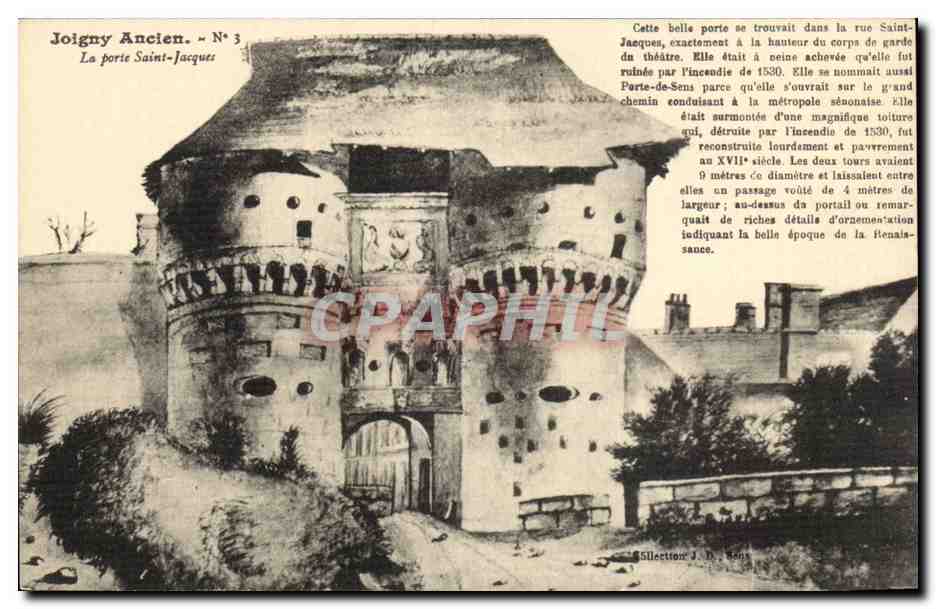 Joigny l'ancien CPA La porte Saint Jacques