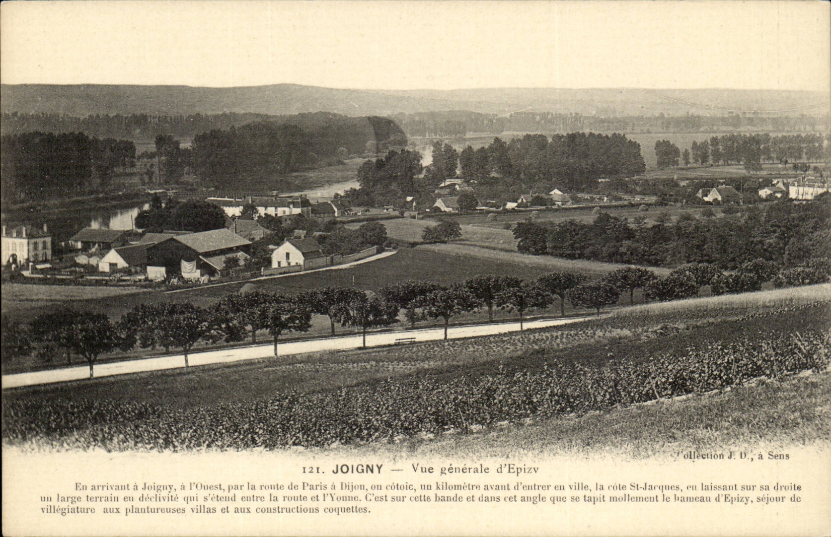 Joigny l'ancien CPA Vue generale d'Epizv