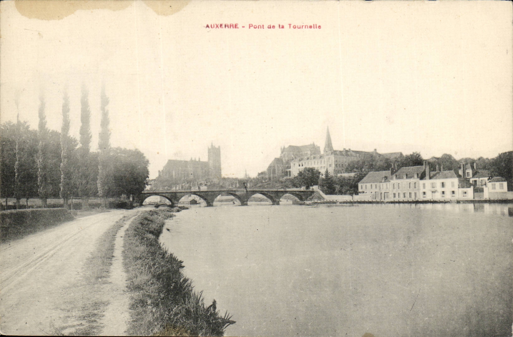Auxerre CPA Pont de la tournelle