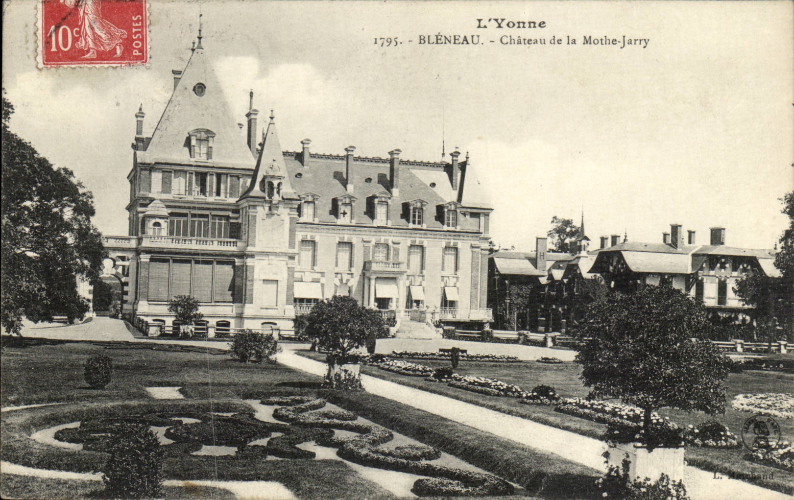 Bleneau CPA Chateau de la mothe Jarry
