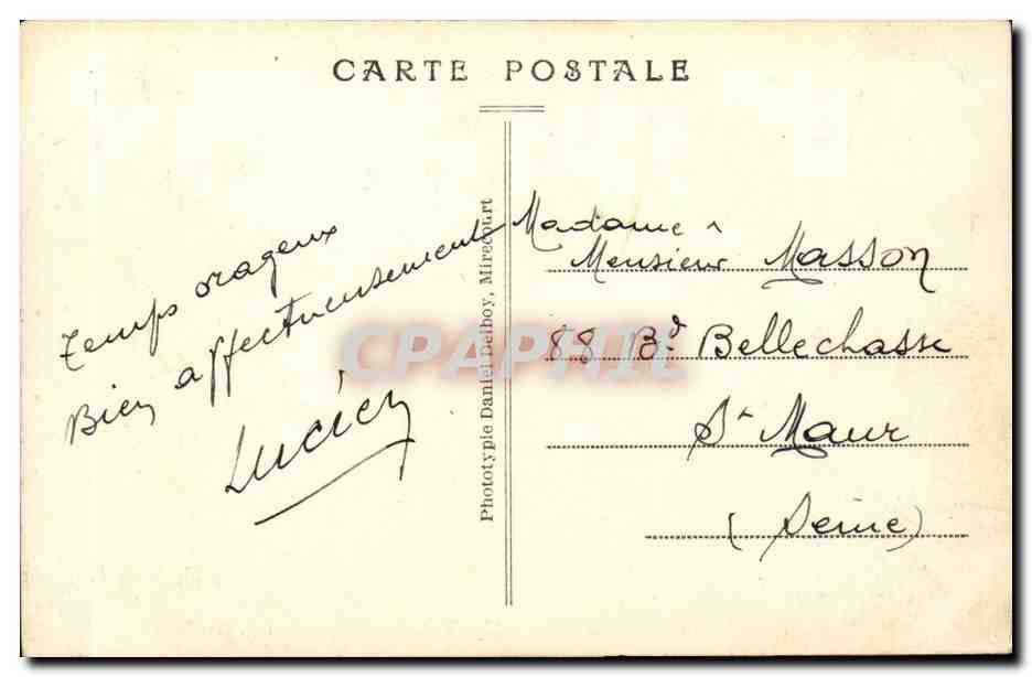 Bar sur Seine CPA Un coin de la Seine Les moulins Le pont et l'eglise Saint Etienne — Back