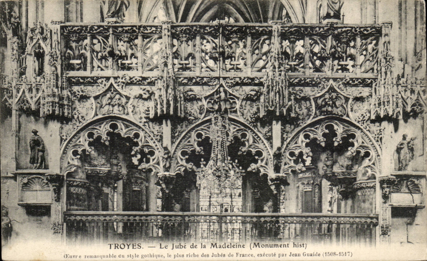 Troyes CPA Le jube de la madeleine