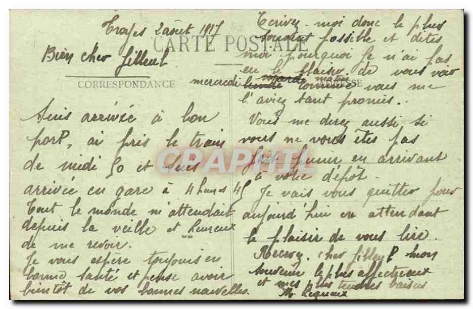 Troyes - Souvenir - Un baiser de Troyes - CPA  — Rückseite