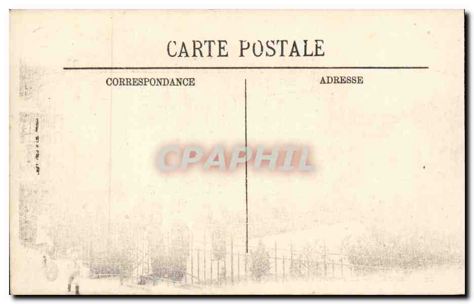 Troyes - Grille de l'Hotel Dieu - CPA  — Verso
