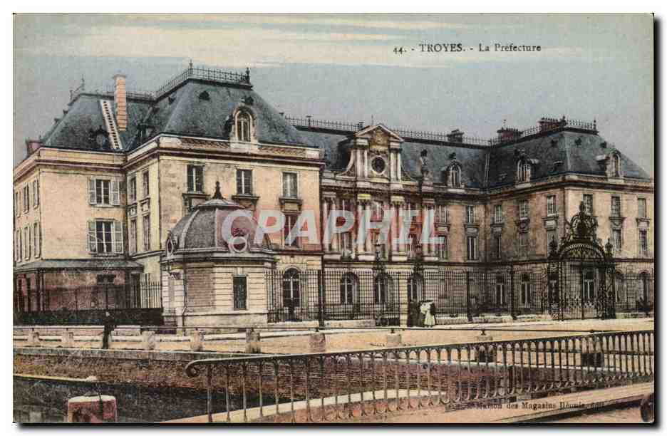 Troyes - The Prefecture — anonymous publisher, no. 44