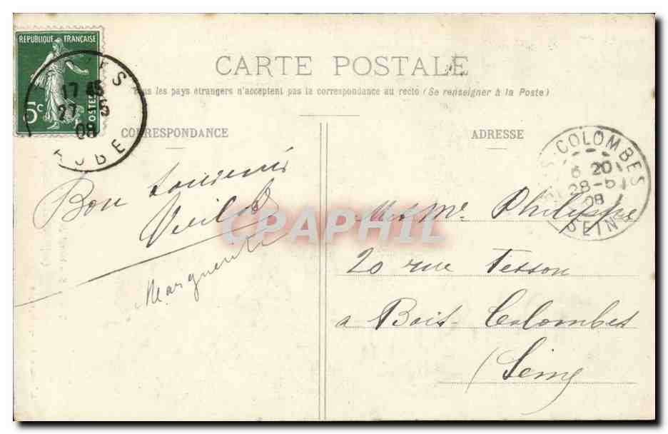 Troyes - Hotel de Chappelaines Cheminee Aujoud'hui au Musee - CPA  — Rückseite