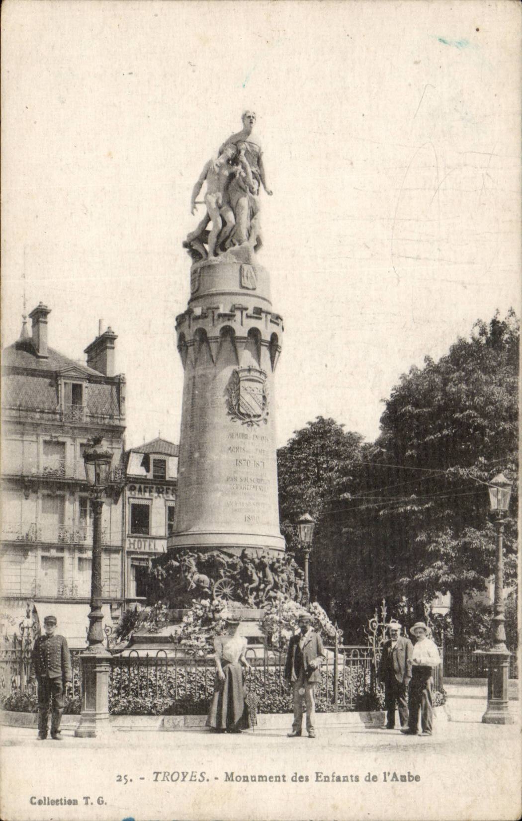 Troyes - Monument des Enfants de l'Aube - CPA 