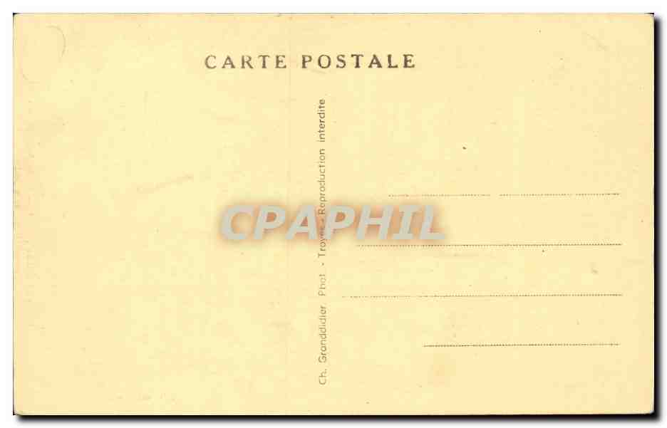 Bar sur Aube - Eglise Saint Etienne CPA  — Back
