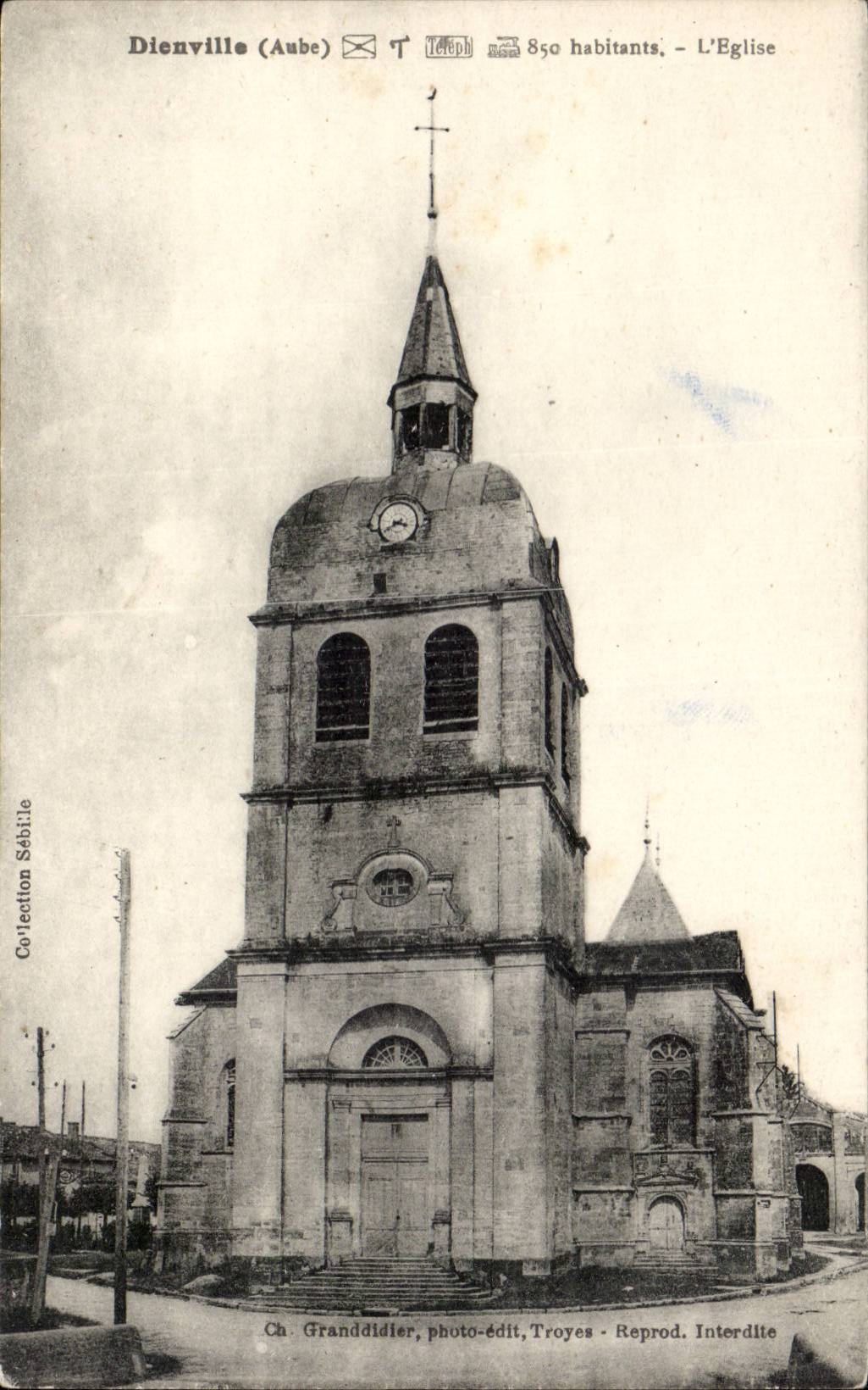 Dieuville - 850 habitants - L'Eglise CPA 