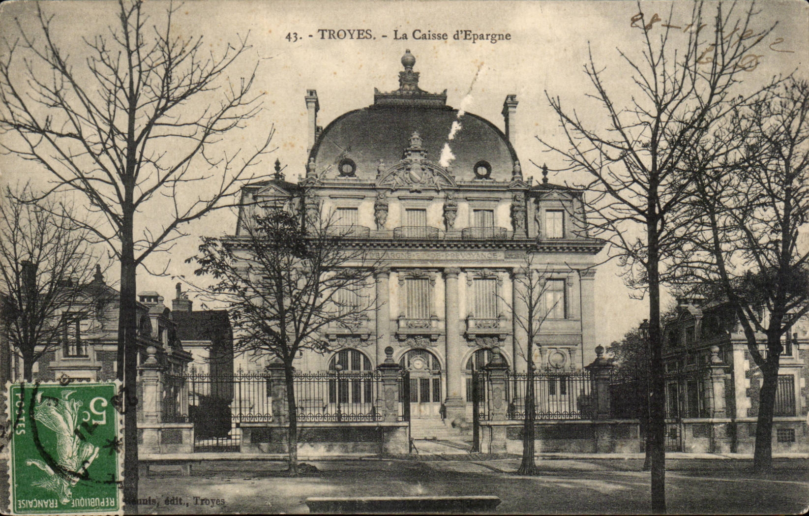 Troyes - La Caisse d'Epargne — éditeur Louis, Troyes, n°43
