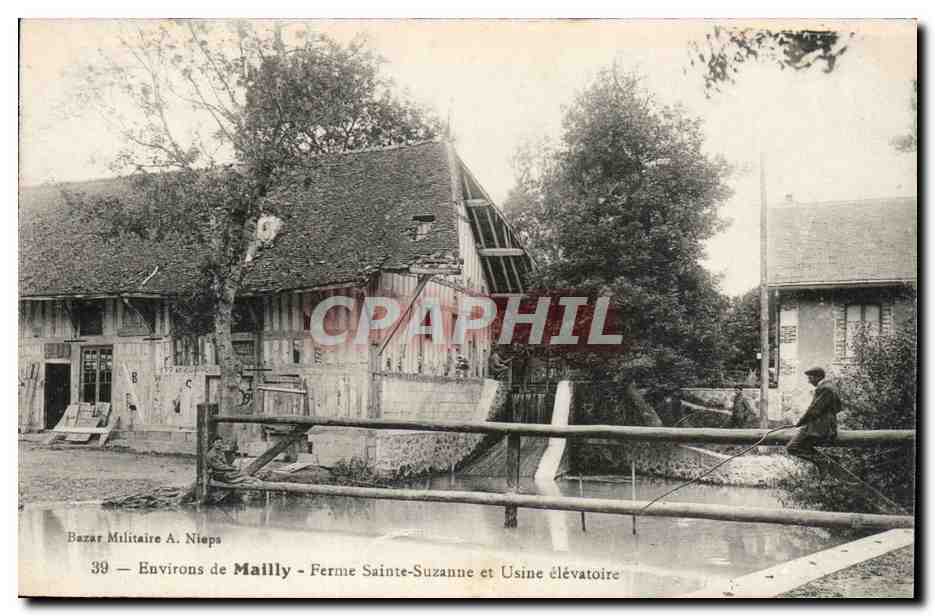 Environs de Mailly CPA Ferme Sainte Suzanne et usine elevatoire