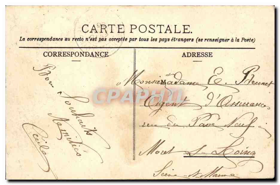 Saint Parres les Vaudes CPA Villa des Clematites — Back