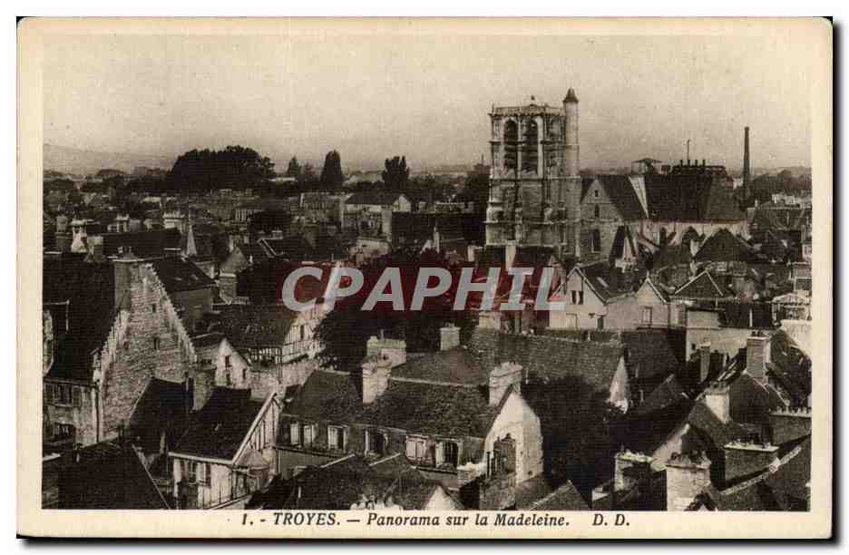 Troyes — Panorama der Madeleine — D. D.