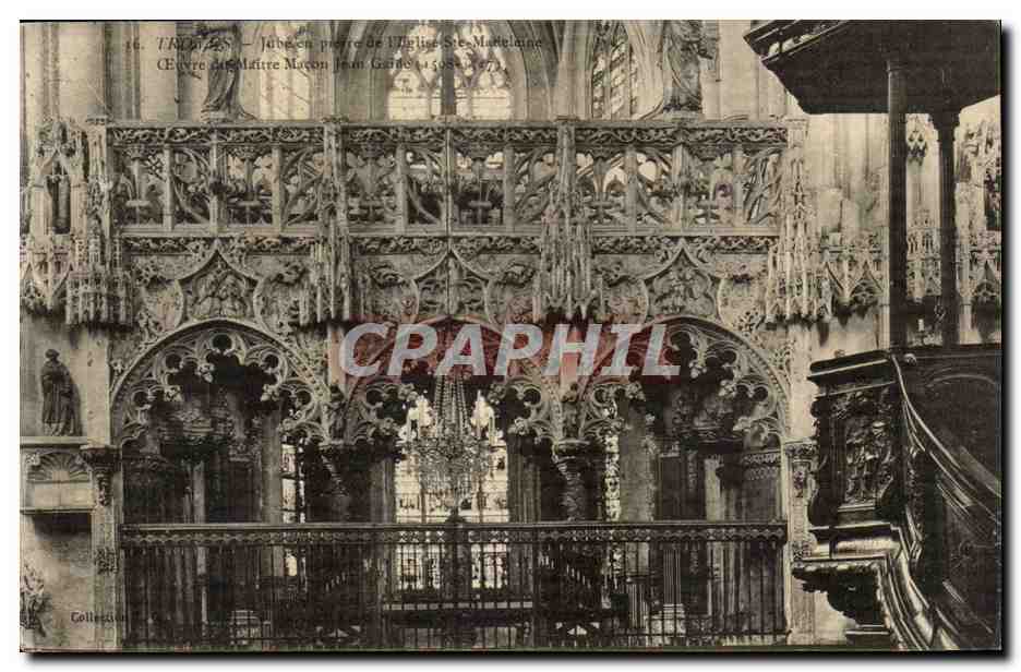 Troyes — Jugement de l'Église Sainte-Marie — Œuvre du Maître Maçon Jean Gaine (1598-1597)
