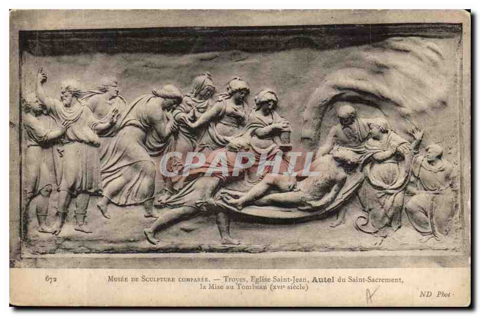 Autel du Saint-Sacrement — Mise au Tombeau — Musée de Sculpture Comparée, Troyes