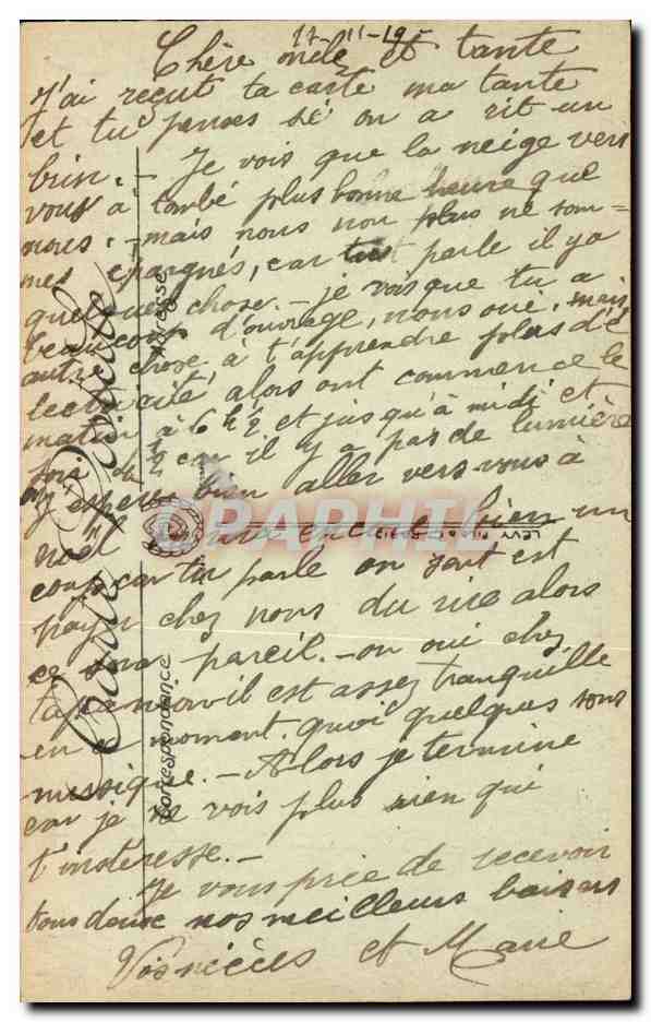 Troyes — La Rue Turenne à la sortie des Usines — LL. — Verso