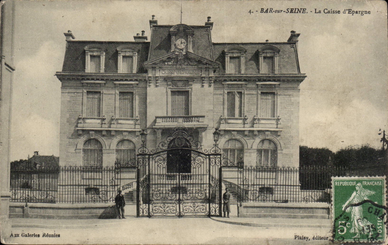 BAR-sur-SEINE - La Caisse d'Epargne — Plaisy, éditeur
