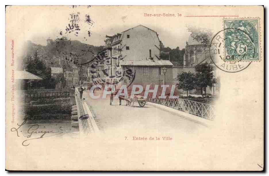 Bar-sur-Seine — Entrée de la Ville — Bauguegoche Thievenin éditeur, n°7