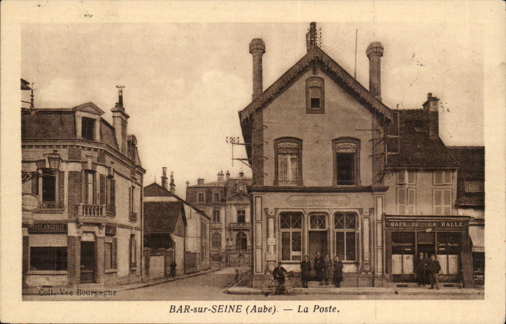 BAR-sur-SEINE (Aube) — La Poste — Phototypie Daniel Delbey, Mirecourt