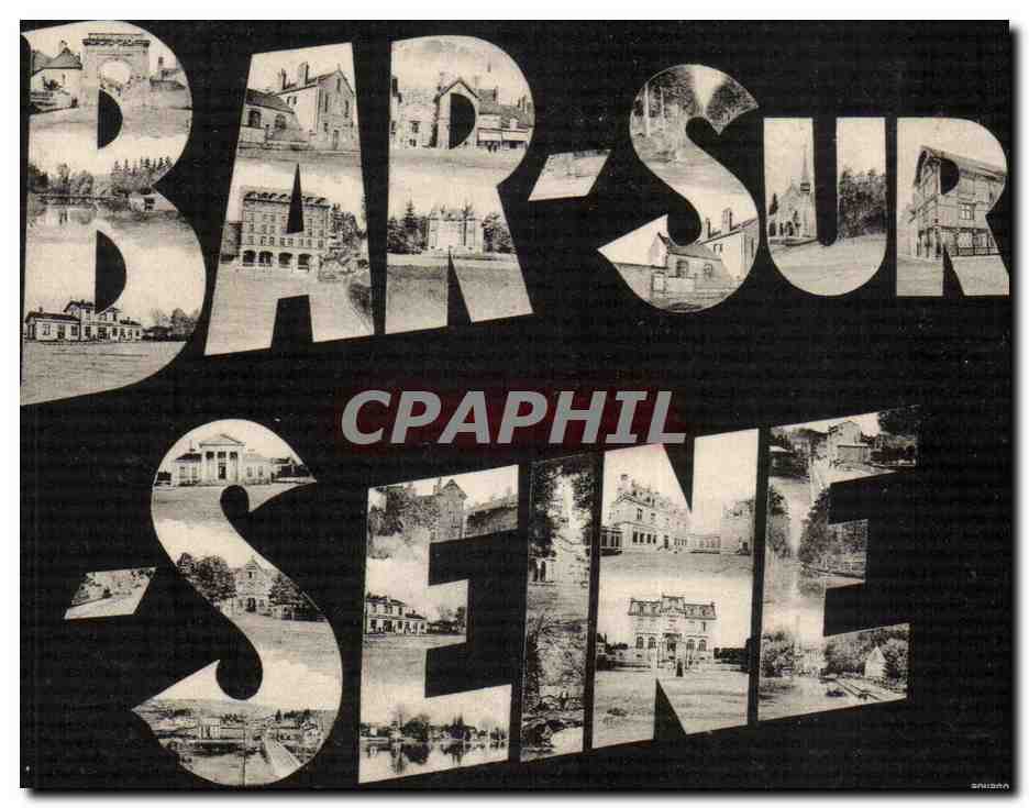 Bar-sur-Seine — vue panoramique — CPAPHIL n° 10