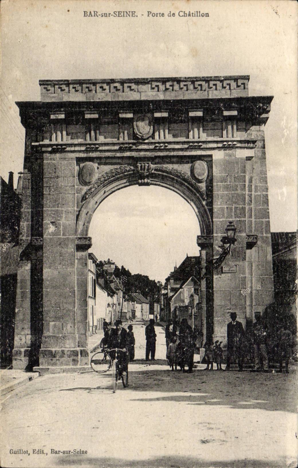BAR-sur-SEINE - Porte de Châtillon — Guillot, Edit., Bar-sur-Seine