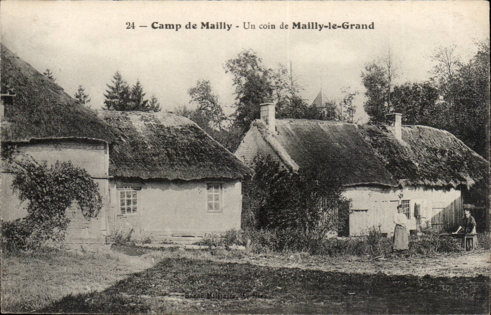 Camp de Mailly - Un coin de Mailly-le-Grand — Bazin Milinaire, S. Nee