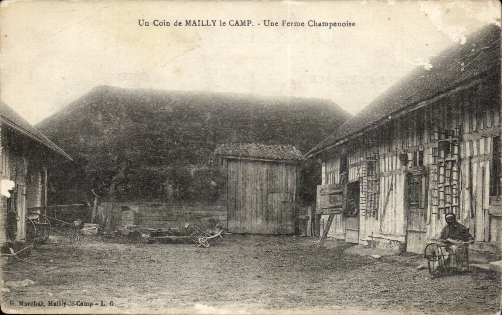 CPA Camp de Mailly Une ferme champenoise