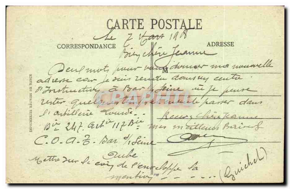 Bourguignons - Le Deversoir et les Moulins - CPA  — Back