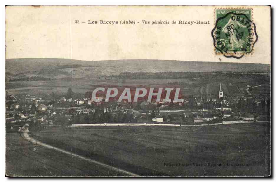 Les Riceys - Vue Generale et Ricey Haut CPA 