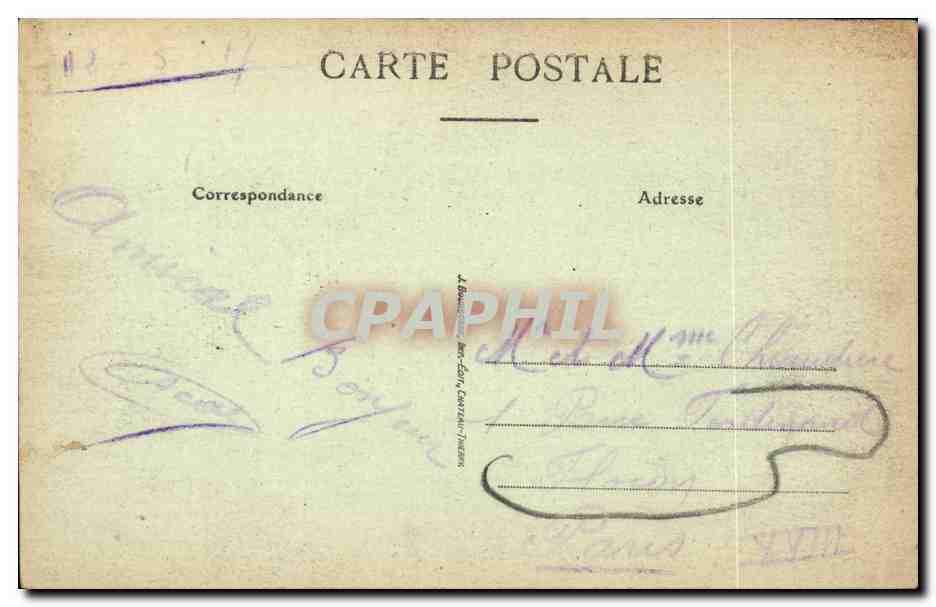 Romilly sur Seine - Panorama cote Ouest CPA  — Back