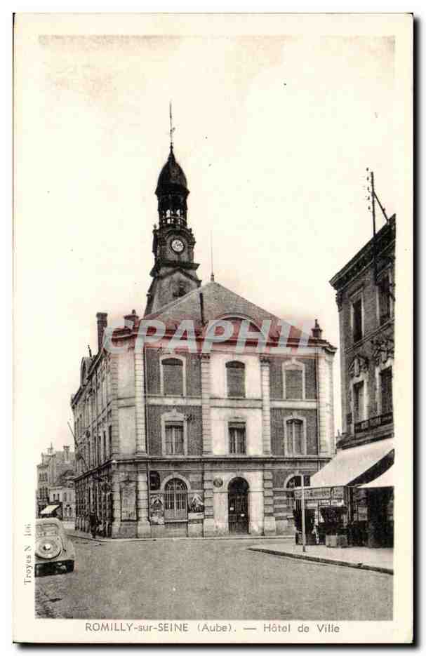 Romilly sur SEine CPA Hotel de ville