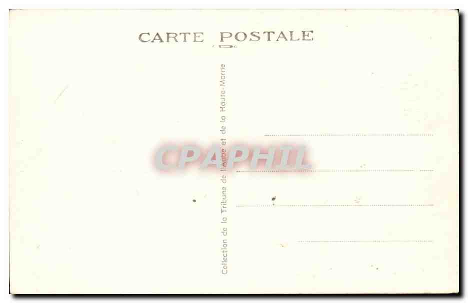 Romilly sur SEine CPA Hotel de ville — Back