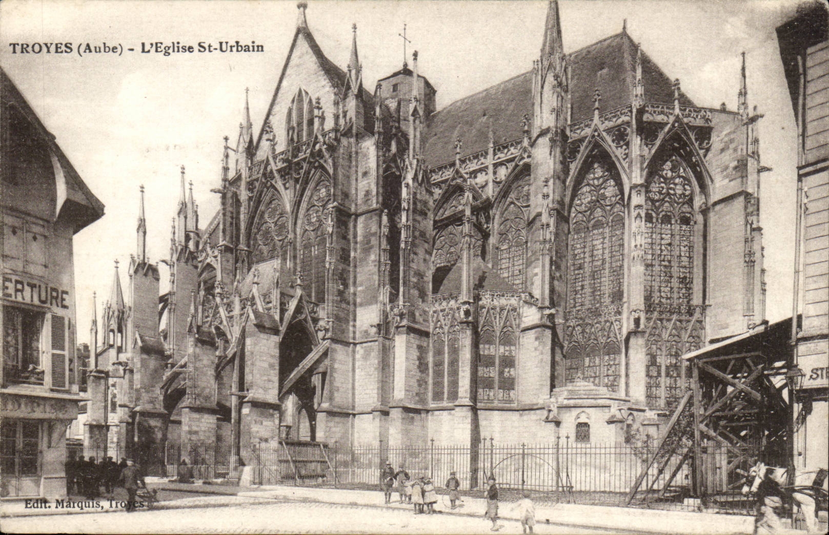 Troyes (Aube) - L'Église St-Urbain — Edit. Marquis, Troyes