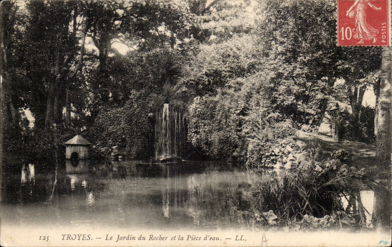 Troyes — Le Jardin du Rocher et la Pièce d'eau — LL, n°125