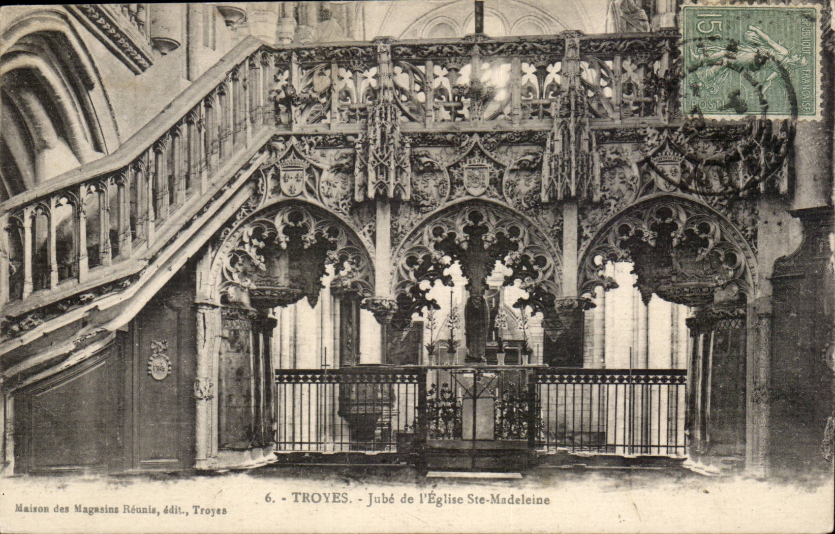 TRoyes CPA Jube de l'eglise Sainte Madeleine