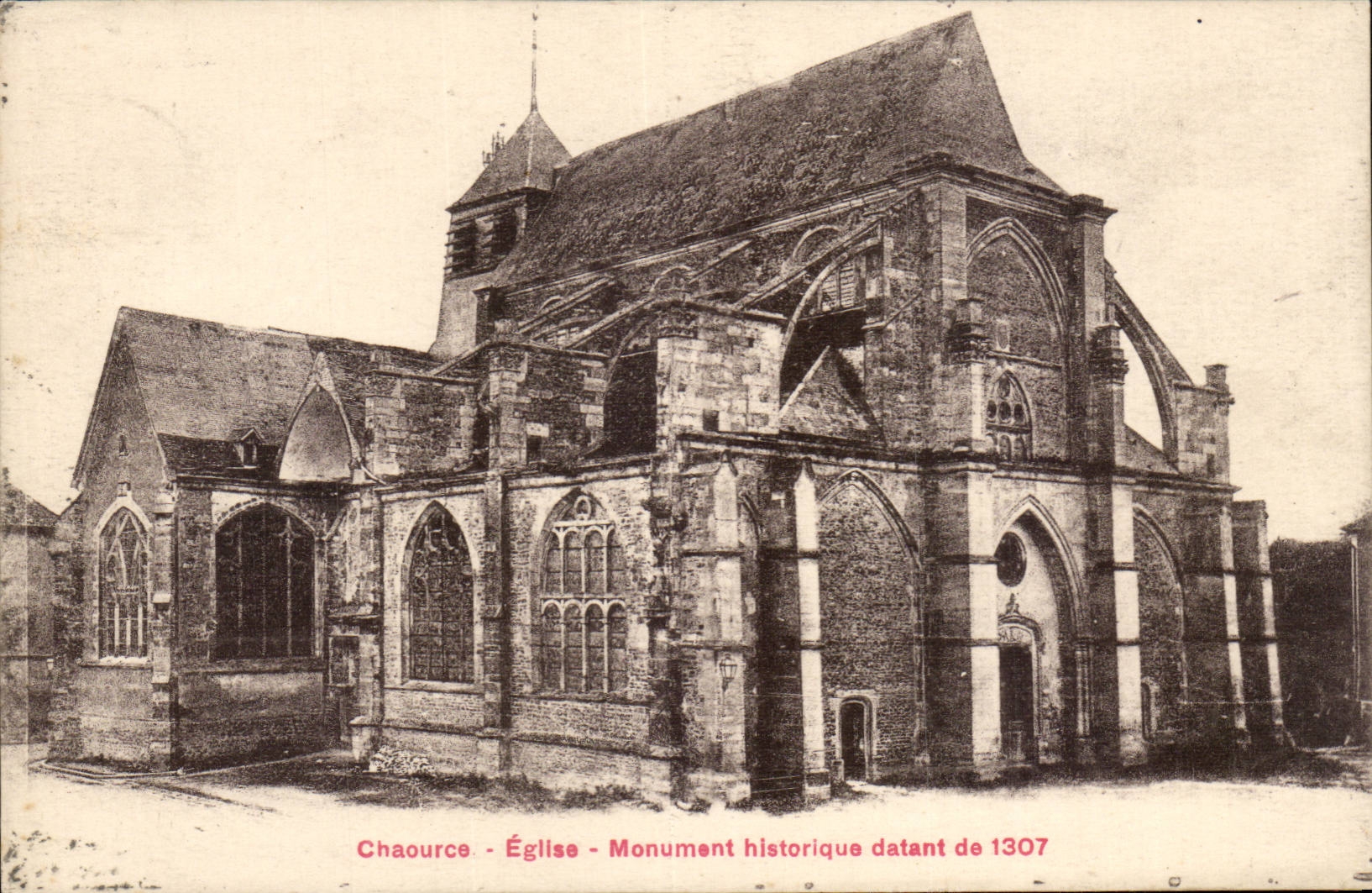 Chaource CPA Eglise date de 1307
