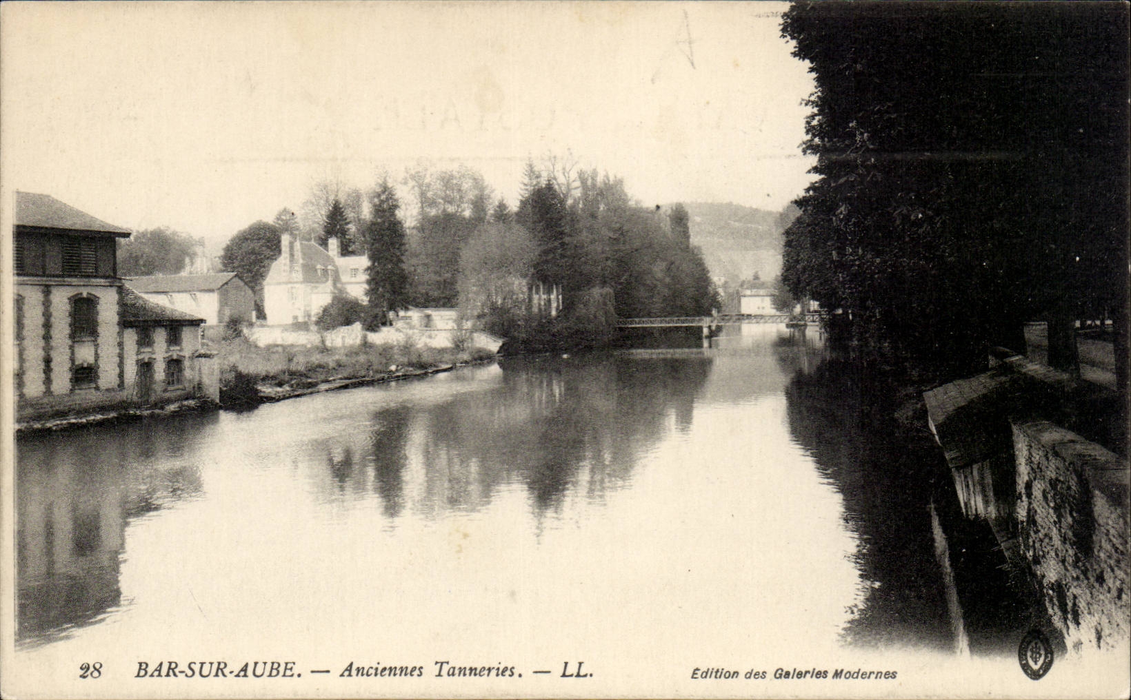 Bar-sur-Aube — Anciennes Tanneries — Édition des Galeries Modernes, n°28