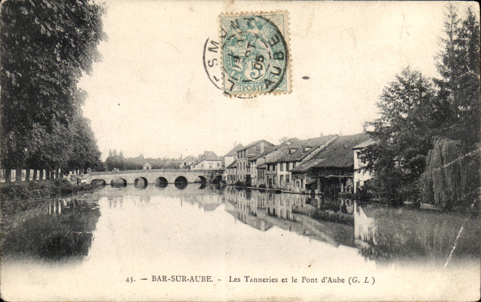 Bar-sur-Aube — Les Tanneries et le Pont d'Aube (G. L.)