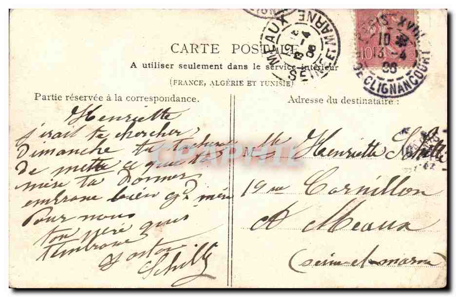 Bar-sur-Aube — L'Aube près du Pont Marchal — G. L. — Reverso