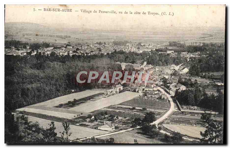 Bar-sur-Aube — Villaggio di Proverville visto dalla riva di Troyes — (G. L.)
