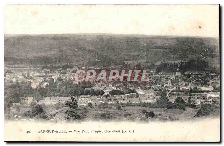 Bar-sur-Aube — Vue panoramique, côté ouest (G. L.)