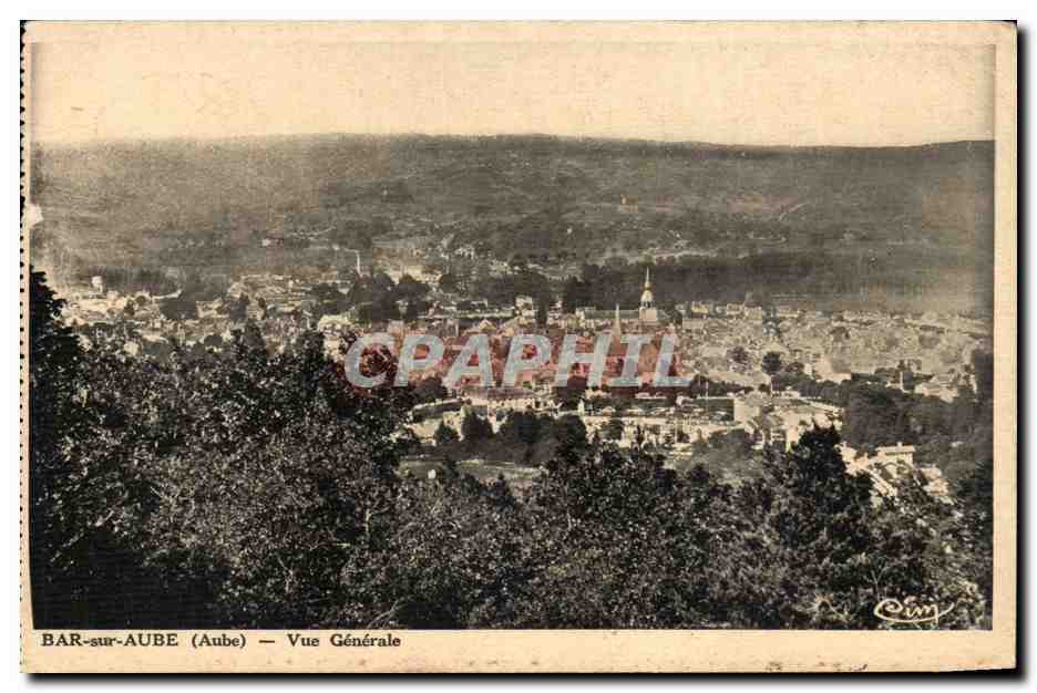 BAR-sur-AUBE (Aube) — Vue Générale — éditeur C. Ory
