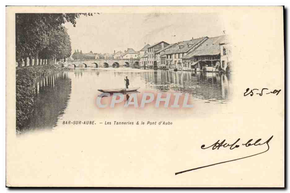 Bar-sur-Aube — Les Tanneries & le Pont d'Aube — Imprimerie