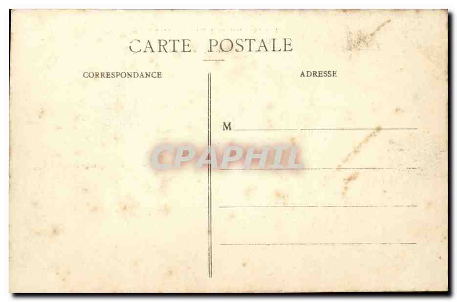 Las Inundaciones en BAR-sur-AUBE (20 y 21 de Enero de 1910) — El Faubourg de Belfort — G.L. — Reverso