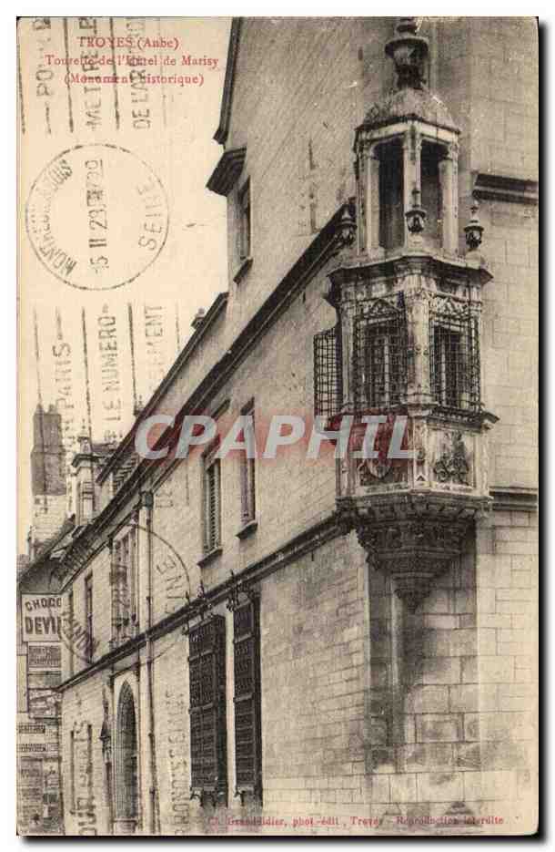Troyes - Tourelle de l'Hotel de Marisy - CPA 