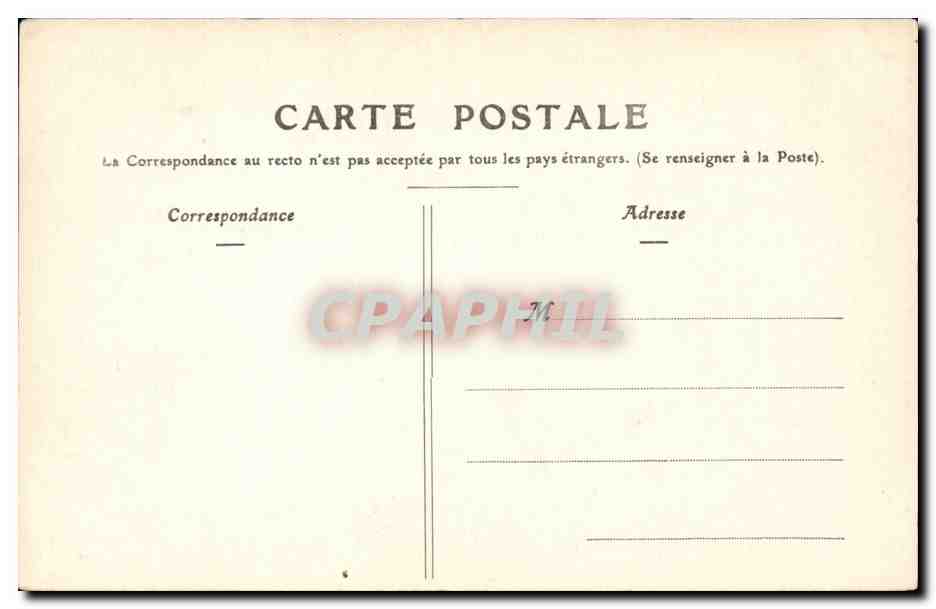Troyes - Grand Portail de la Cathedrale - CPA  — Rückseite