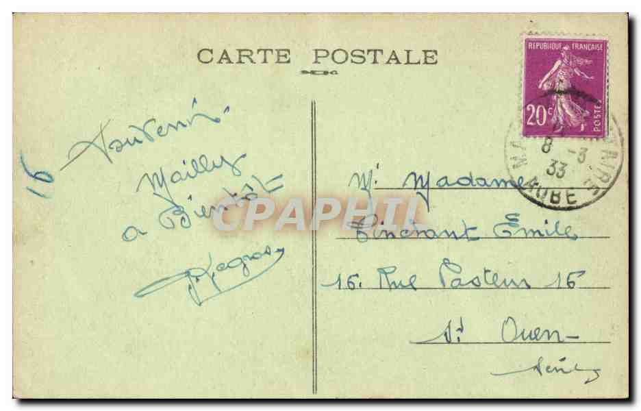 Camp de Mailly - Distribution de la Soupe a la Roulante - CPA (militaria) — Rückseite