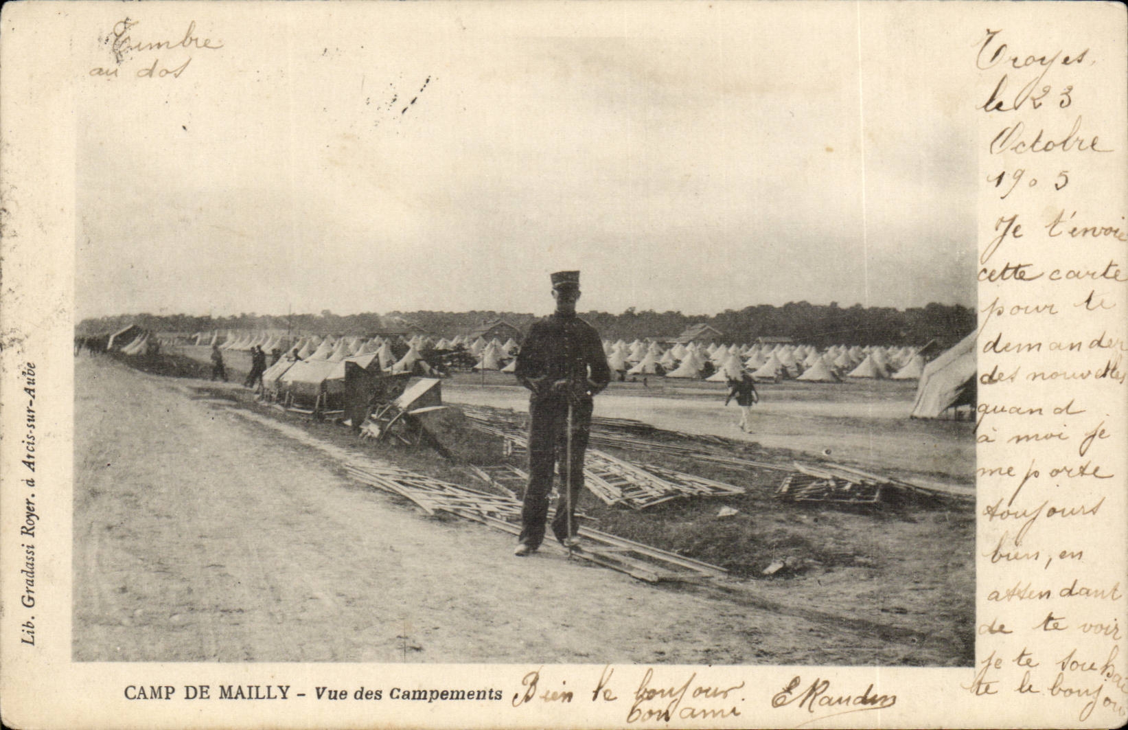 Camp de Mailly - Vue des Campements - CPA 